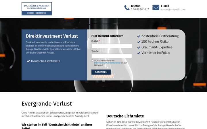 Screenshot of evergrande-verlust.de