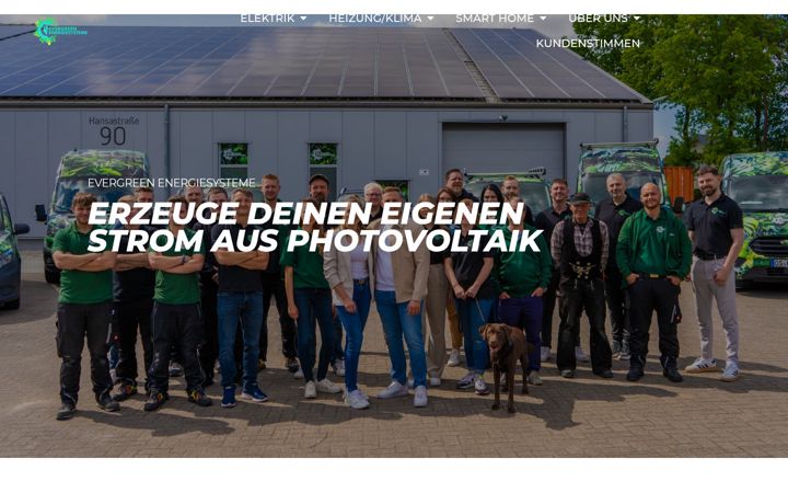 Screenshot of evergreen-energiesysteme.de