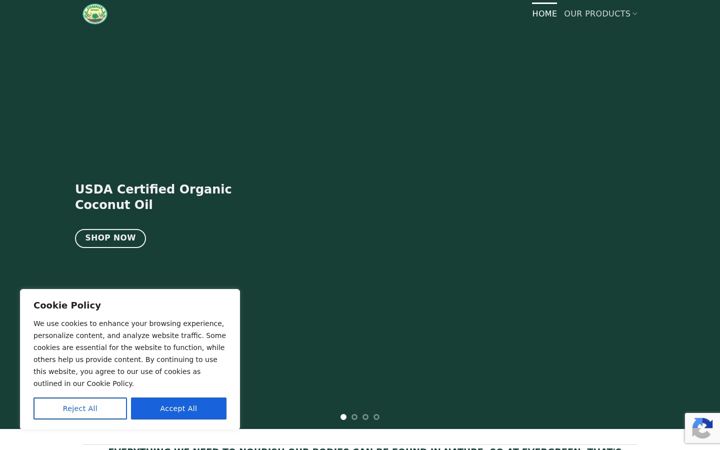 Screenshot di evergreenau.com.au