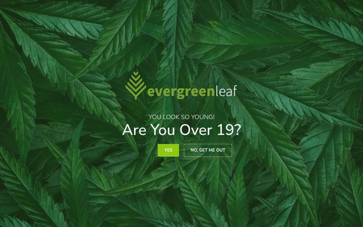 Screenshot of evergreenleaf.ca