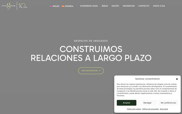 Screenshot of evergreenlegal.es