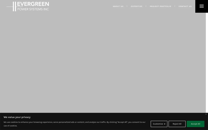 Captura de pantalla de evergreenps.net