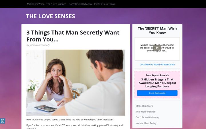 Screenshot of evergreenthings.com