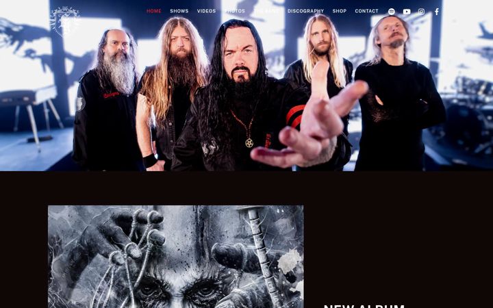 Captura de pantalla de evergrey.net