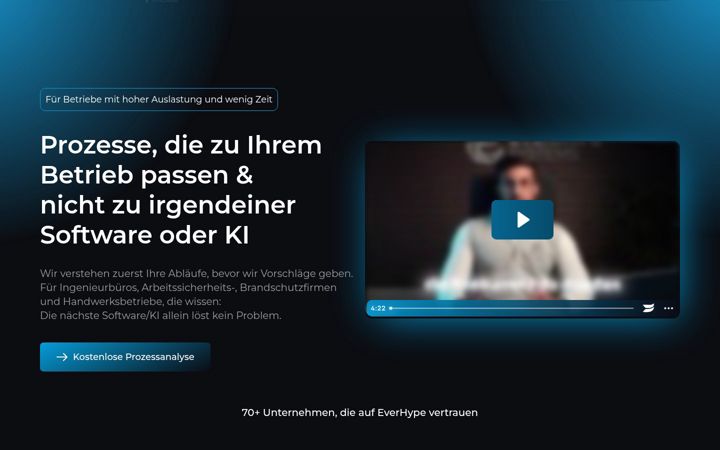 Screenshot of everhype.de