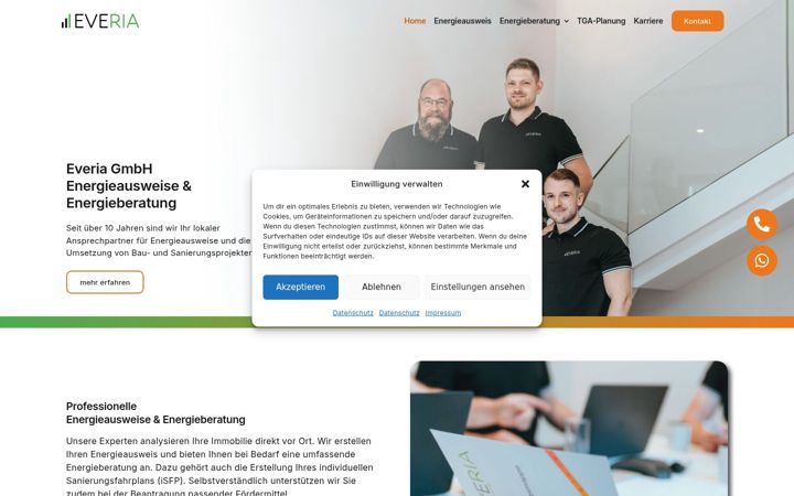 Ekrānuzņēmums no everia-gmbh.de