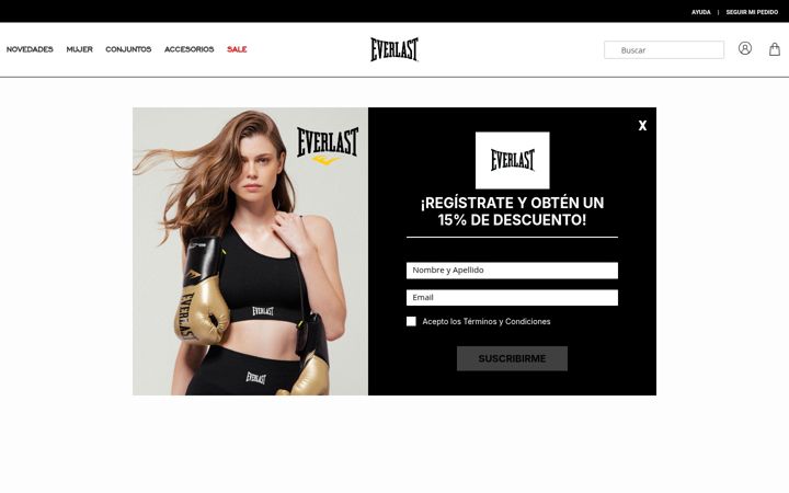 Zrzut ekranu everlast.cl