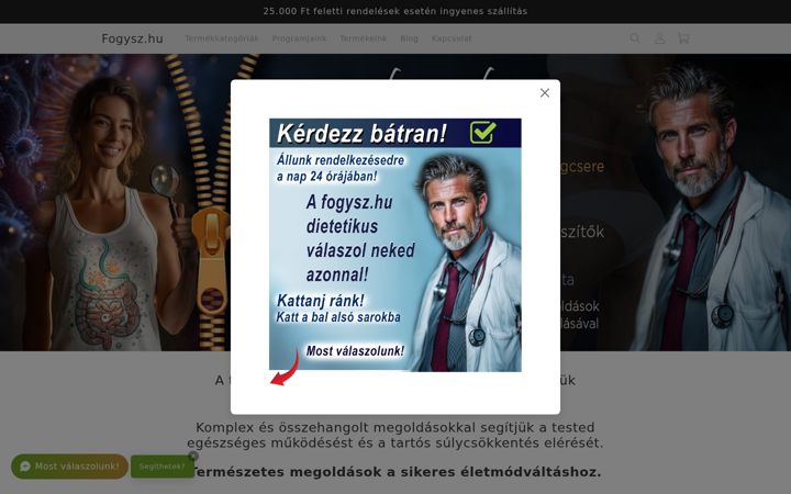 Screenshot of everlife.hu