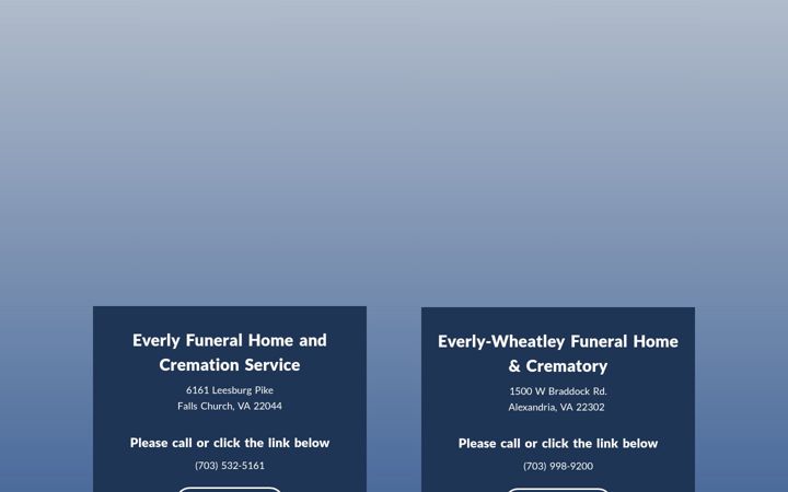 Screenshot of everlyfuneralhomes.com