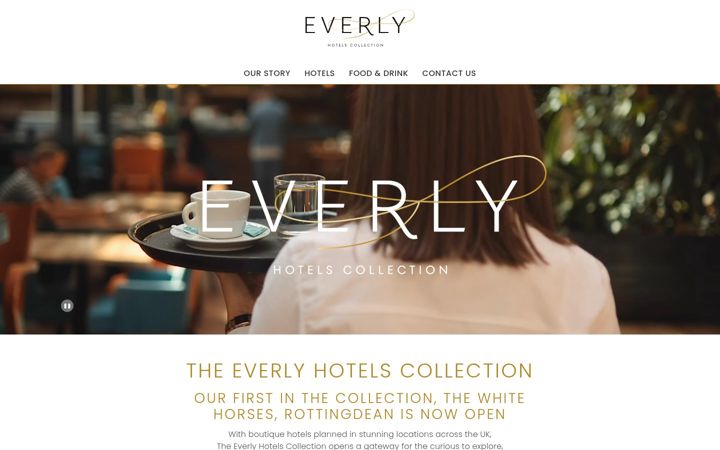 Screenshot of everlyhotelscollection.co.uk