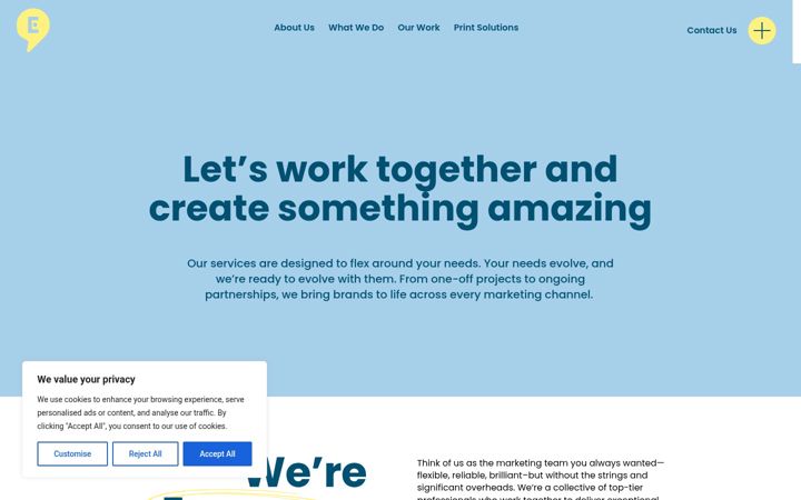 Screenshot of evermoregroup.co.uk