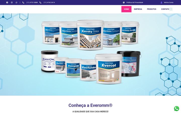 Screenshot di everomm.com.br