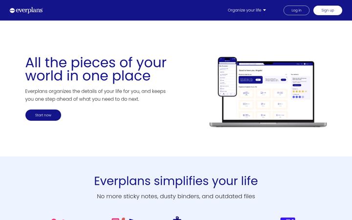 Screenshot of everplans.com