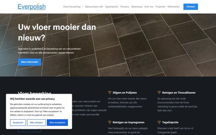 Snimka zaslona za everpolish.nl