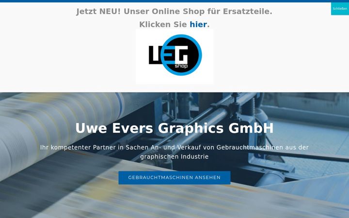 Screenshot of evers-graphics.de