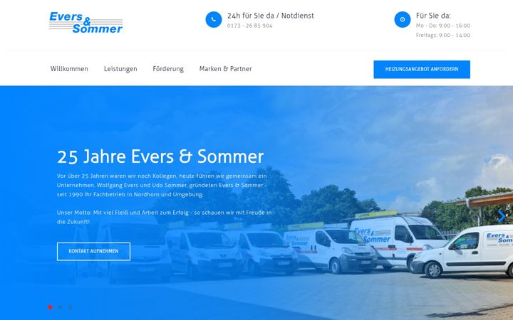 Screenshot of evers-sommer.de