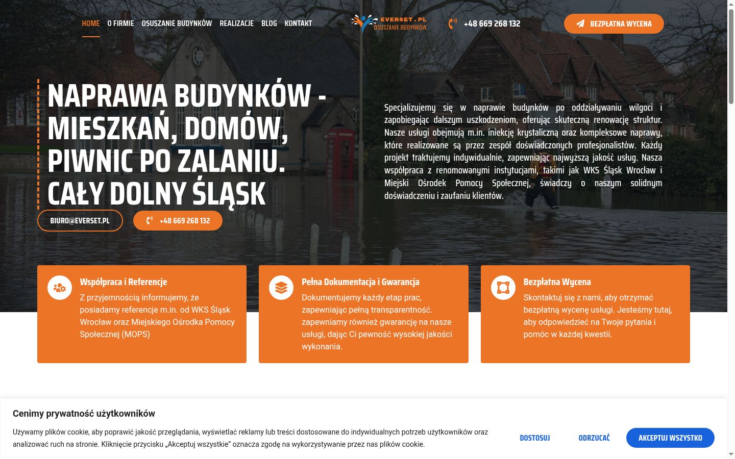 Snimka zaslona bannera za privolu prikazanog prije bilo kakve interakcije