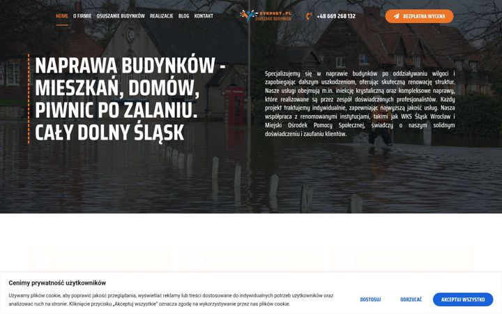 Screenshot of everset.pl
