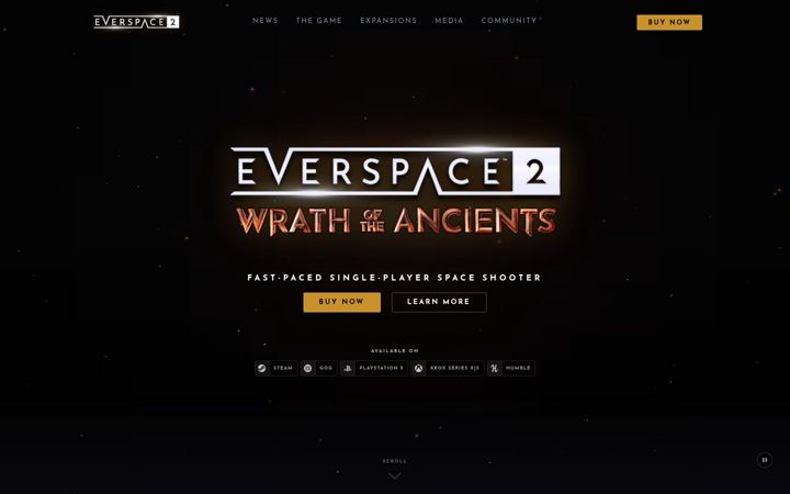 Screenshot of everspace-game.com