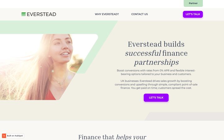 Captura de pantalla de everstead.co.uk