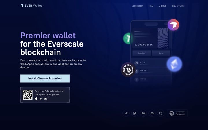 Screenshot of everwallet.net