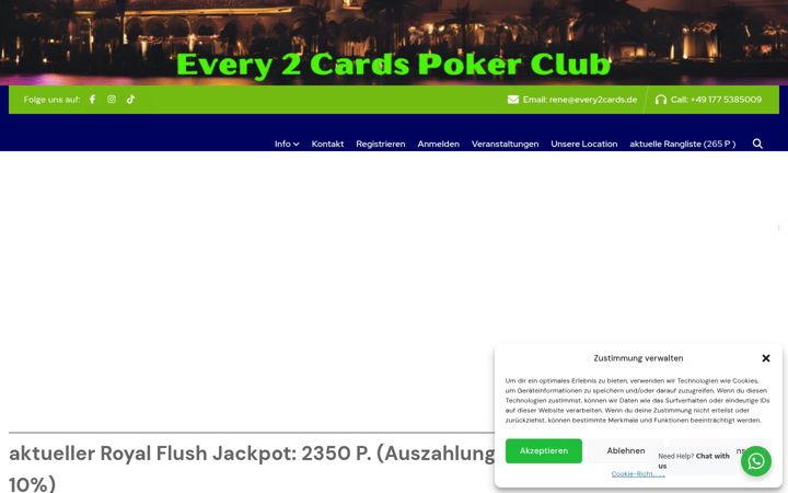 Ekrānuzņēmums no every2cards.de