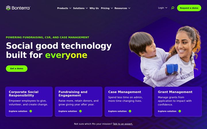 Posnetek zaslona everyaction.com