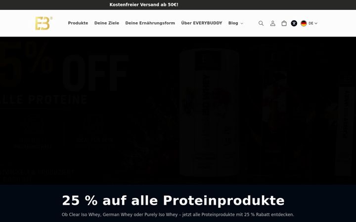 Screenshot of everybuddy-nutrition.de
