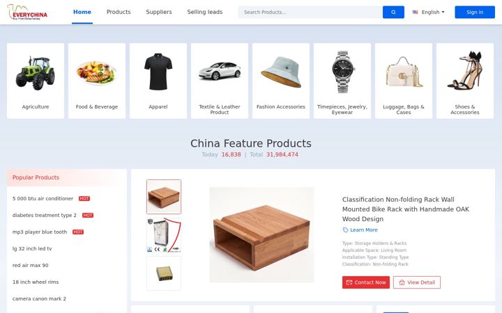 Captură de ecran a everychina.com