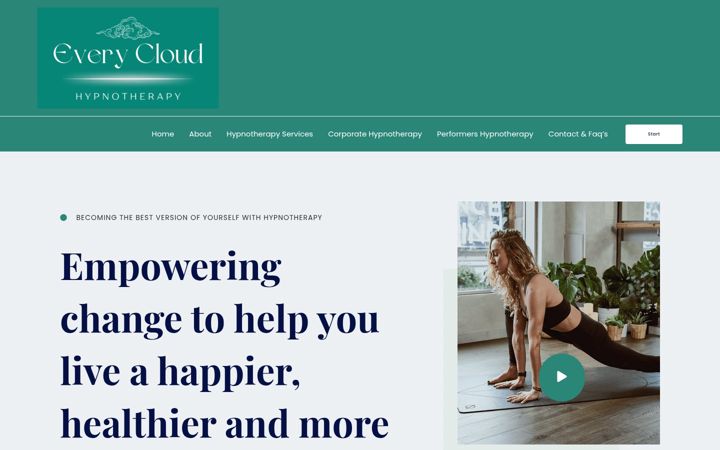 Screenshot of everycloudhypno.com