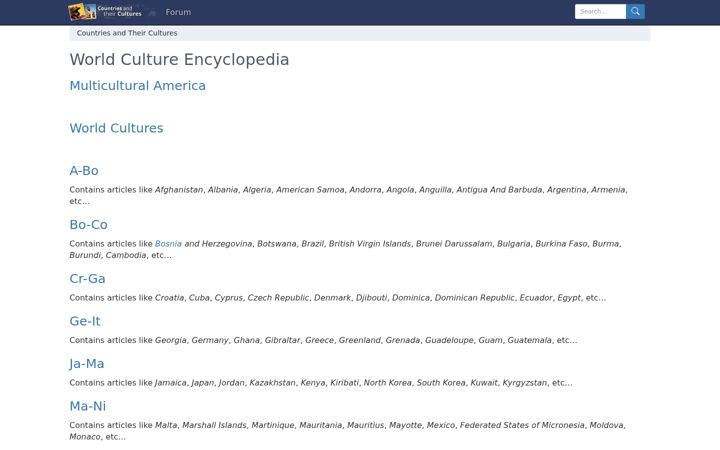 Screenshot of everyculture.com