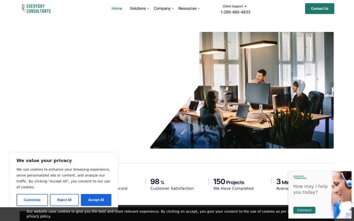 Screenshot of everyday-consultants.com