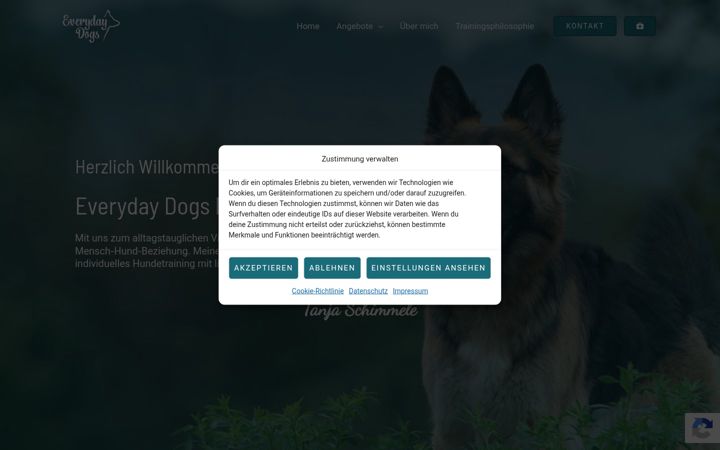 Screenshot of everyday-dogs.de
