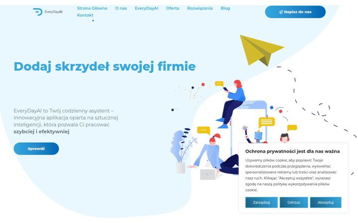 Screenshot of everydayai.com.pl