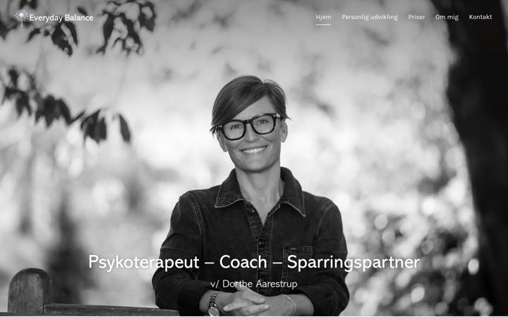 Screenshot of everydaybalance.dk