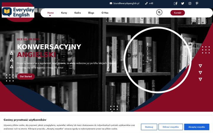 Screenshot of everydayenglish.pl