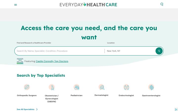 Screenshot of everydayhealth.care