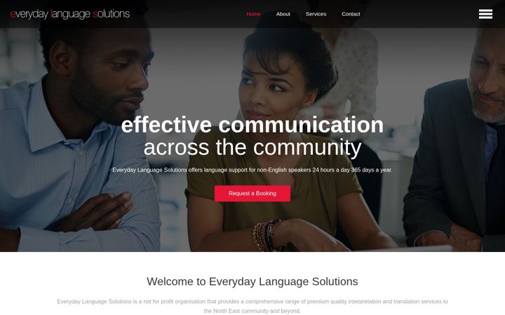 Screenshot of everydaylanguagesolutions.co.uk