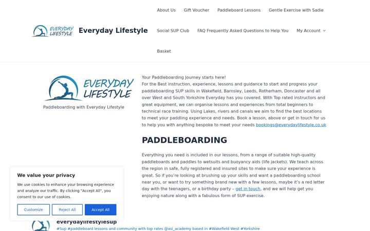 Screenshot von everydaylifestyle.co.uk