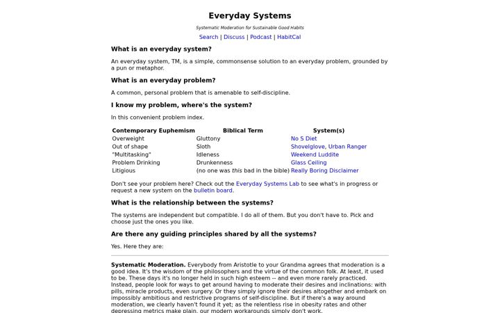 Screenshot of everydaysystems.com