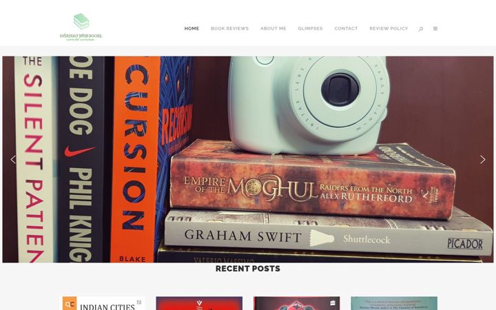 Screenshot of everydaywithbooks.in