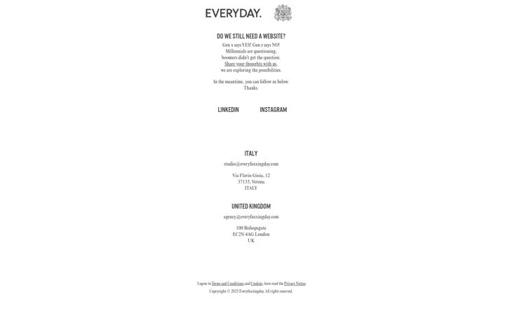 Screenshot of everyfuxxingday.com