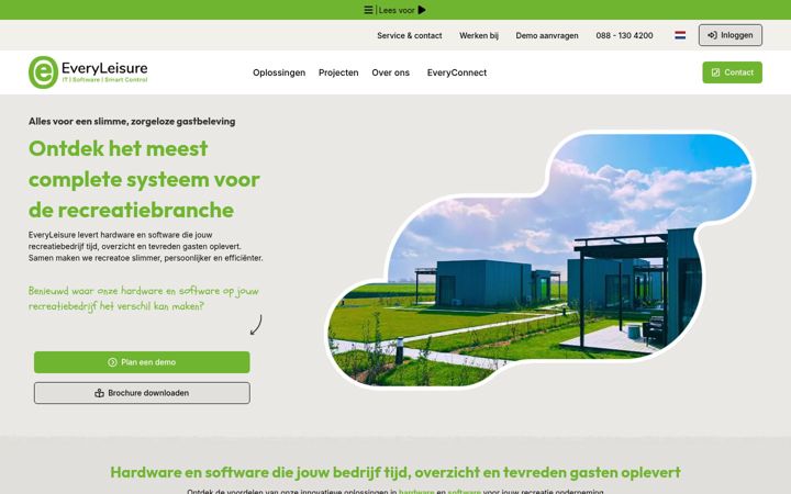 Screenshot von everyleisure.nl
