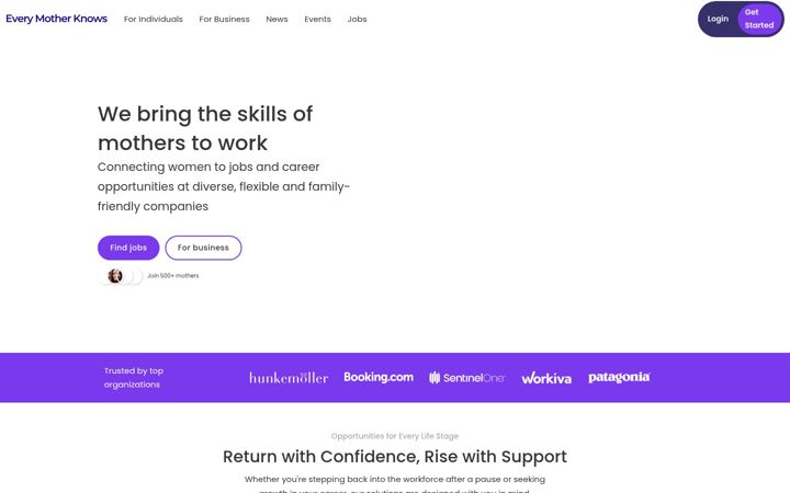 Screenshot of everymotherknows.org