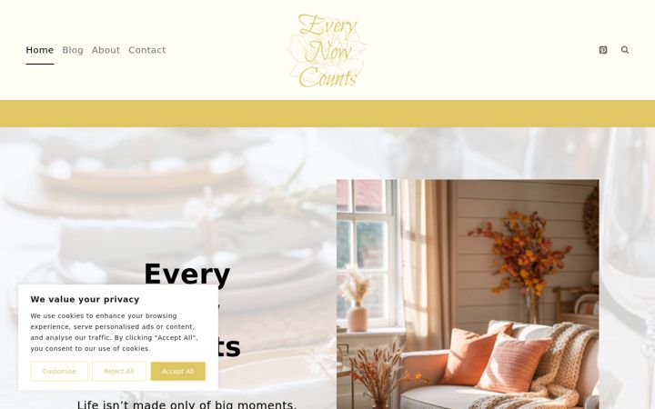 Screenshot of everynowcounts.com