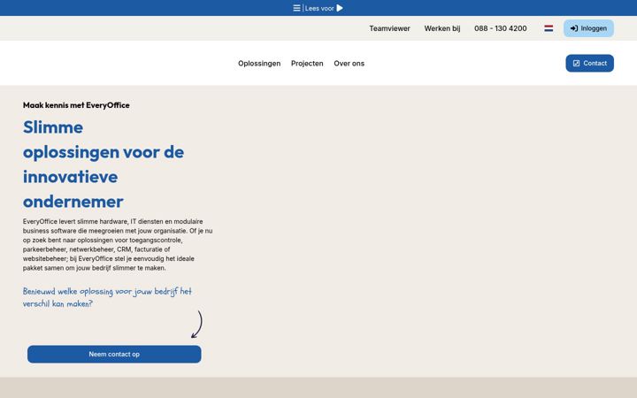 Screenshot of everyoffice.nl