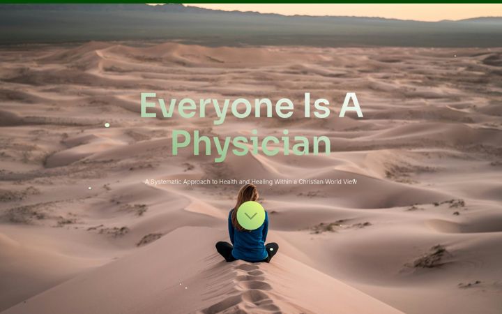 Screenshot of everyoneisaphysician.com