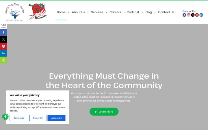 Screenshot of everything-must-change.com