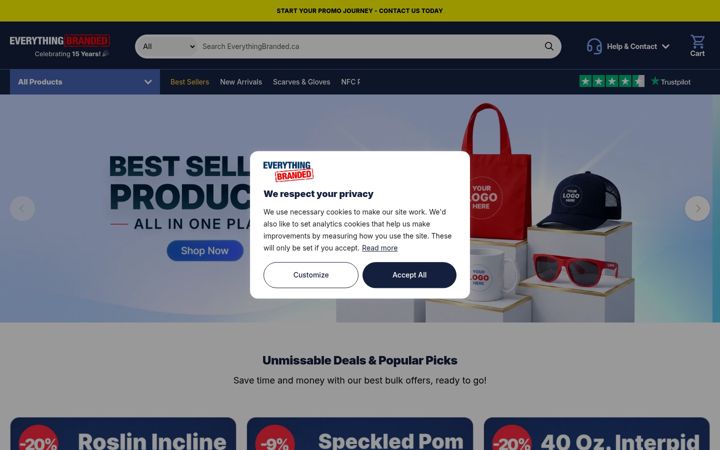 Screenshot of everythingbranded.ca