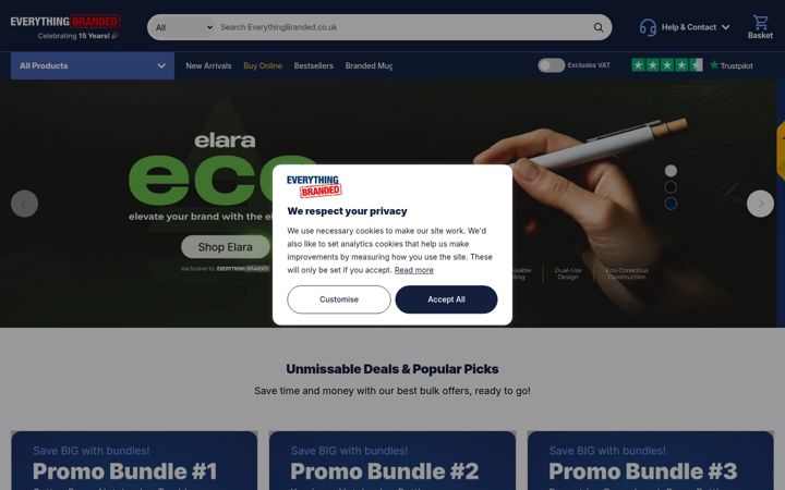Screenshot of everythingbranded.co.uk